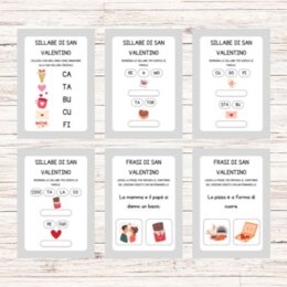 Schede didattiche San Valentino - Schede didattiche di italiano classe prima e seconda