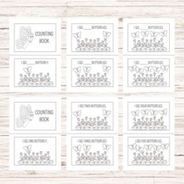 Counting book – Libretto per imparare i numeri in inglese