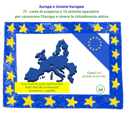 Europa e Unione Europea scuola primaria – 35 carte didattiche con attività