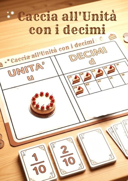 Numeri decimali gioco: caccia all'unità con i decimi