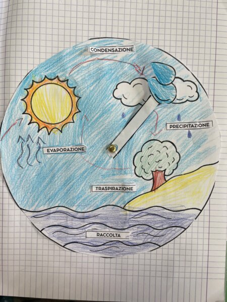 Scienze: la ruota del ciclo dell’acqua