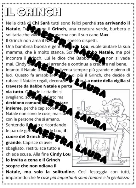 IL GRINCH: storia e comprensione