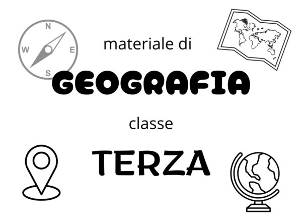 MATERIALI GEOGRAFIA cl. TERZA - 28 pagine