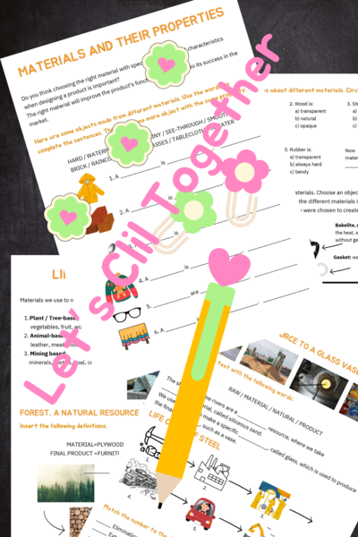 Clil - Primary School - Technology; Materials and their Properties, Life Cycle of Materials