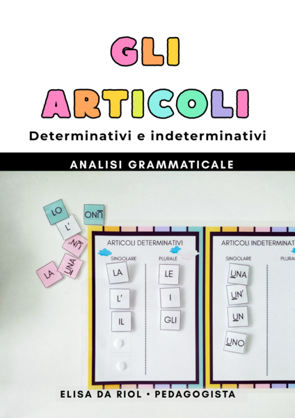 ARTICOLI DETERMINATIVI E INDETERMINATIVI - STRUMENTO COMPENSATIVO