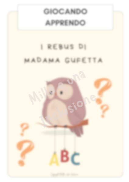 I rebus di Madama di Gufetta