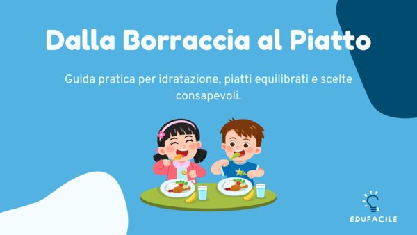 Dalla Borraccia al Piatto - Percorso teorico–pratico su idratazione e alimentazione (Primaria 4ª–5ª)