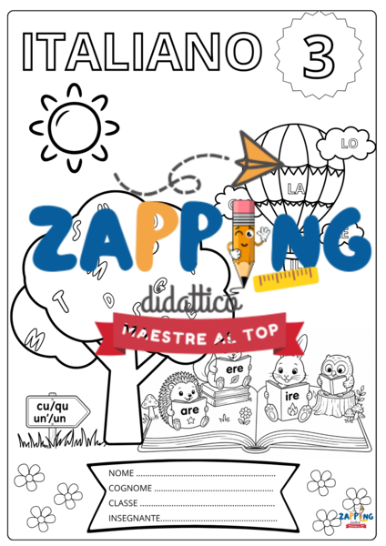 Copertine quaderni classe terza: italiano e matematica