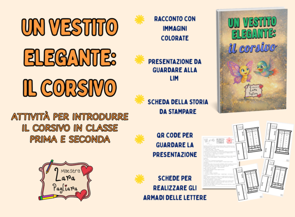 Un vestito elegante: il corsivo