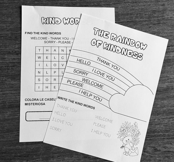 Kindness day - attività di lingua inglese