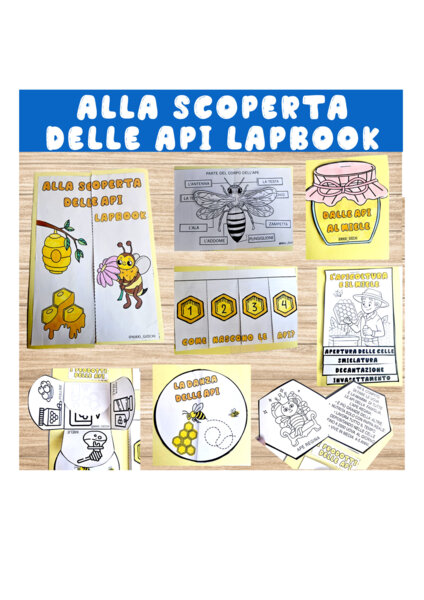 🌼🐝 Alla Scoperta delle Api - Lapbook
