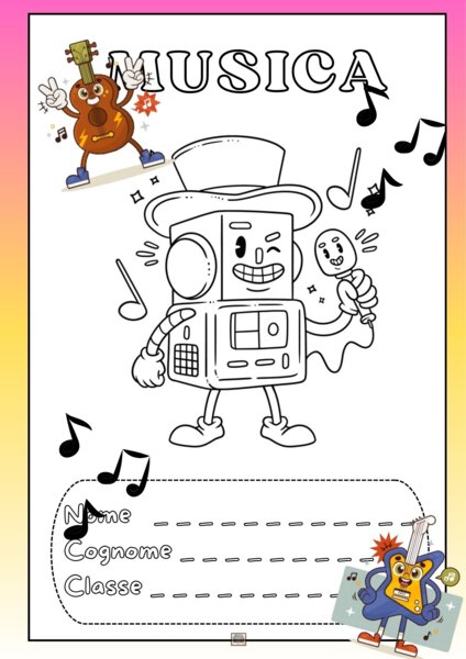 COPERTINA QUADERNO DI MUSICA – DJ–