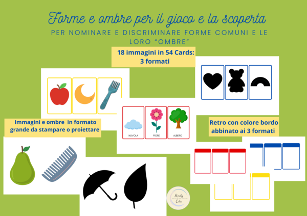 Cards e attività con le ombre": FORME E OMBRE PER IL GIOCO E LA SCOPERTA
