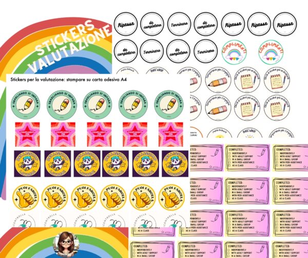 Stickers per la valutazione