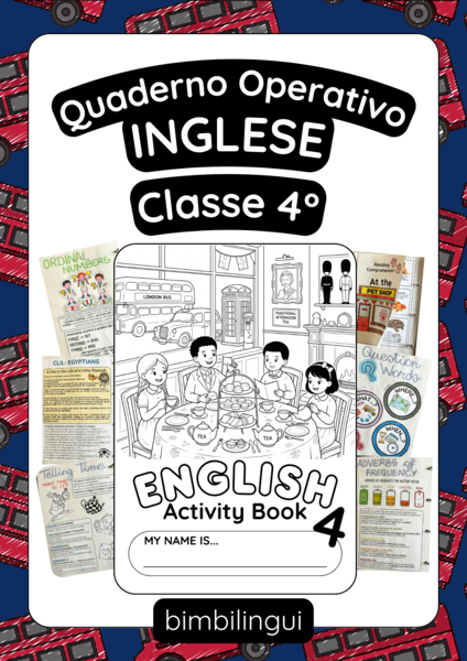 QUADERNO OPERATIVO INGLESE 4 - classe QUARTA Primaria