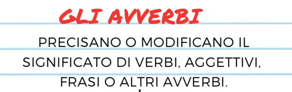 GLI AVVERBI