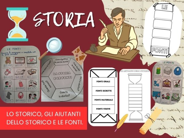 LO STORICO E LE FONTI: materiale didattico MAESTRA PIERA