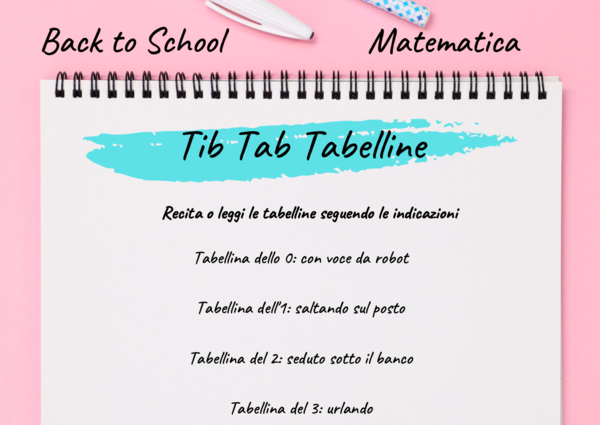Back to school - Esercizi