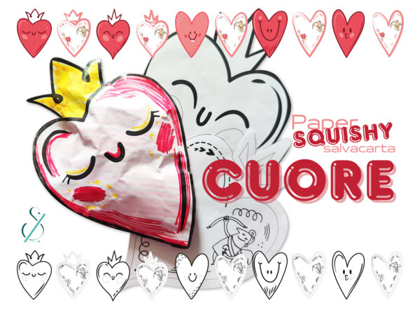 PaperSquishy salvacarta CUORE