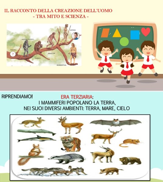 INIZIA LA STORIA - UN LAVORO DI INTRODUZIONE GENERALE AL CAMMINO DA SCIMMIA ANTROPOMORFA A SPECIE UMANA