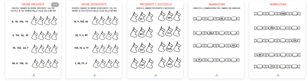 ATTIVITA' DI MATEMATICA TEMA BEFANA