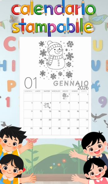 CALENDARIO STAMPABILE 2026