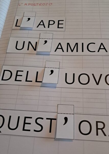UNA IDEA PER LO APOSTROFO