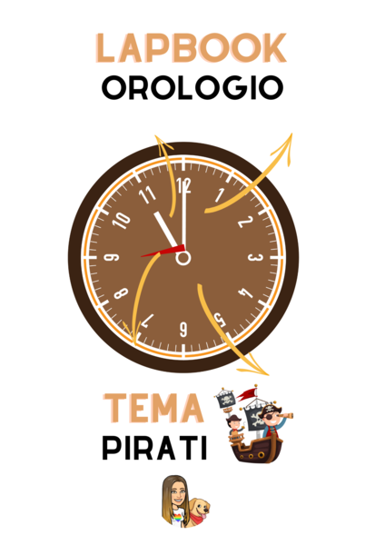 Orologio tema pirati