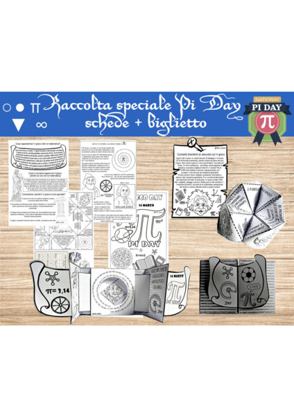 🔢✨ Raccolta Speciale Pi Day – Schede + Biglietto