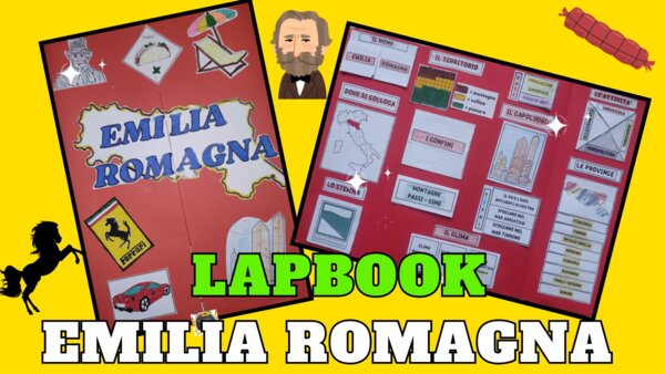 LAPBOOK REGIONE EMILIA ROMAGNA - Le regioni dell'Italia settentrionale -