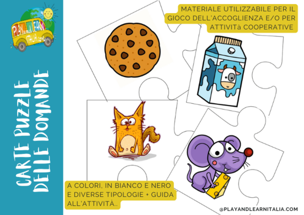 PUZZLE DELLE DOMANDE - materiale cartaceo