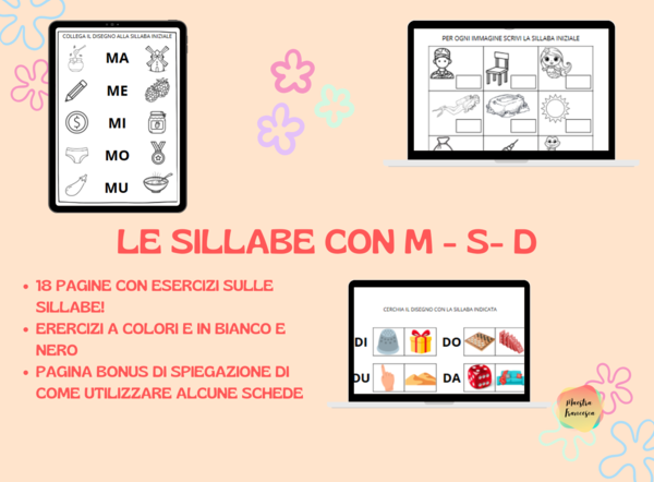 SILLABE CON M-S-D