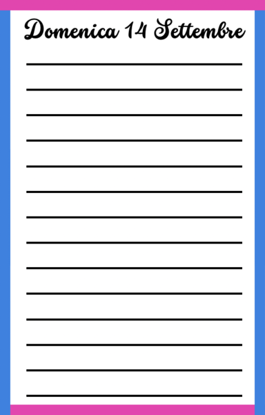 La mia agenda docente