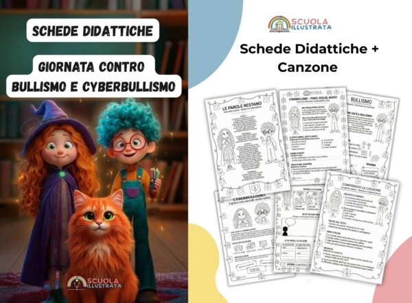 Schede didattiche + canzone per la Giornata contro il Bullismo