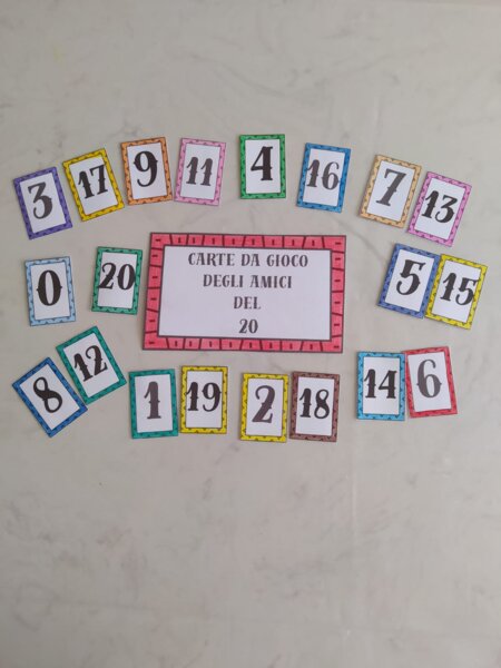 Carte da gioco amici del 20