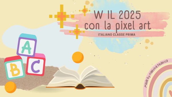 Sillabe in pixel art - W IL 2025