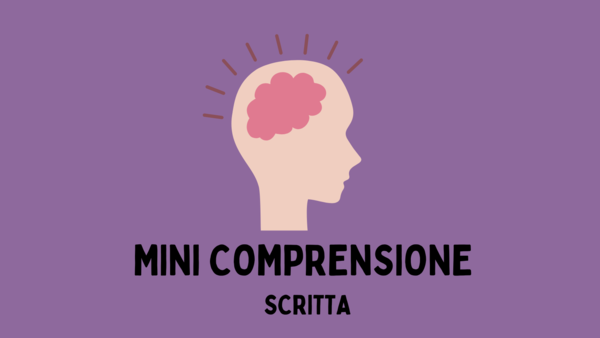 COMPRENSIONE SCRITTA - MINI