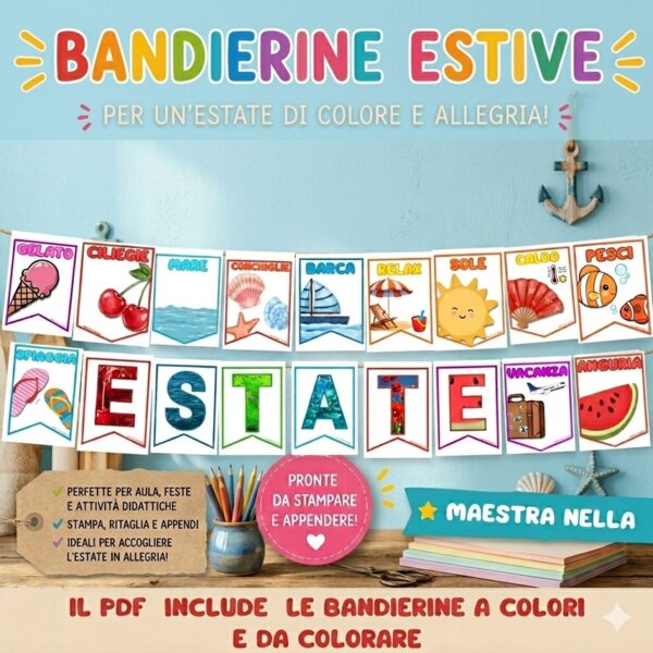 bandierine estive