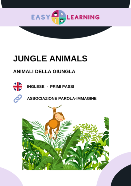 Animali della Giungla - Jungle Animals / Inglese Beginner