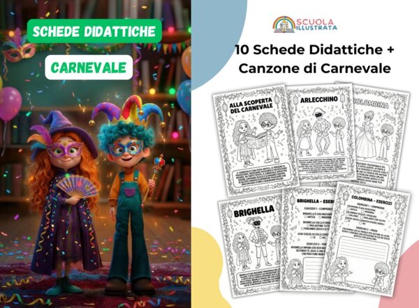 Schede Didattiche Carnevale + Canzone - Alla scoperta del Carnevale