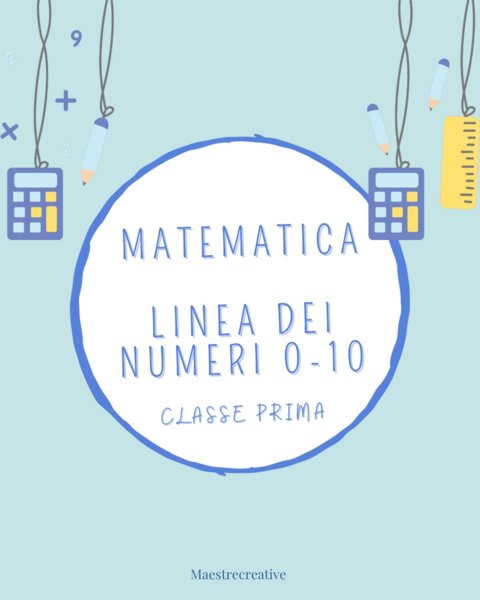 Linea dei numeri 0-10