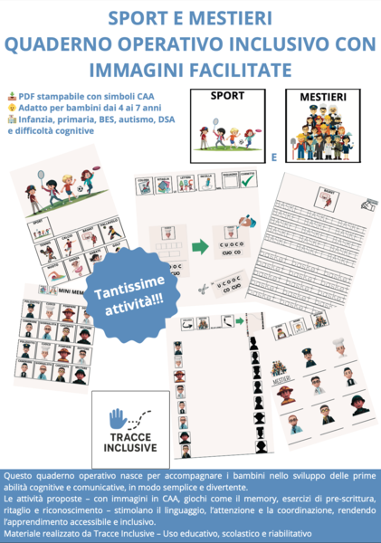 Quaderno Operativo Inclusivo: Sport e Mestieri