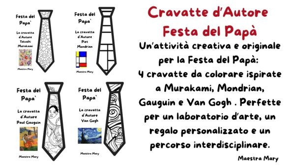 Festa del papa`.Cravatte d’Autore
