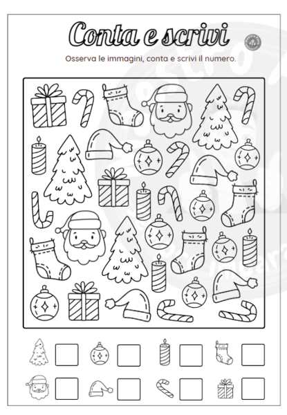 Quaderno degli esercizi di Natale - Classe prima/seconda