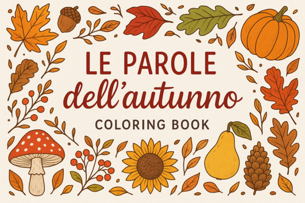 Coloring book: le parole dell'autunno