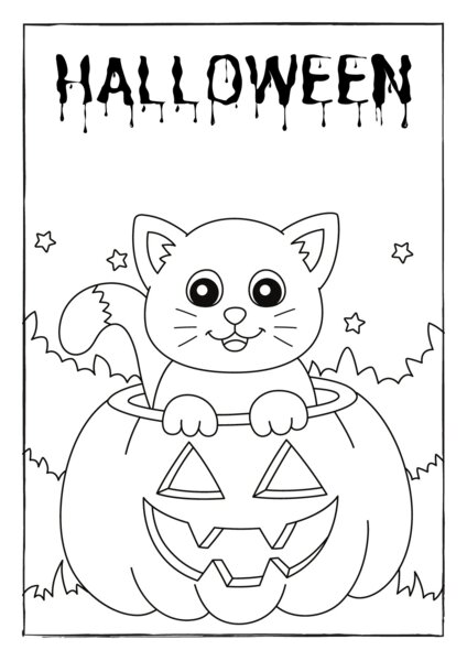 Halloween da colorare