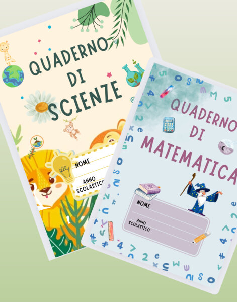 COPERTINE MATEMATICA E SCIENZE - BACK TO SCHOOL