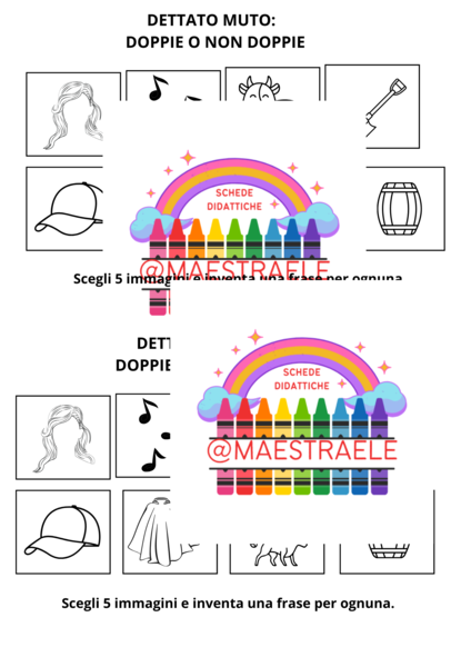 DETTATI MUTI DIFFICOLTA' ORTOGRAFICHE