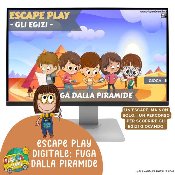 ESCAPE PLAY SUGLI EGIZI_"FUGA DALLA PIRAMIDE"