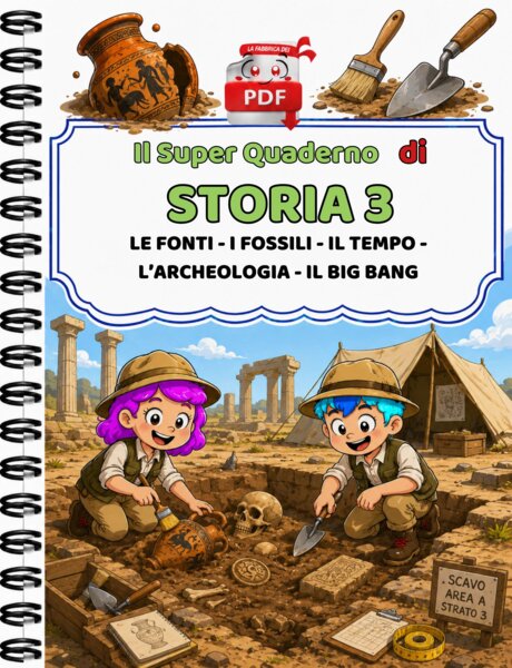 SUPER QUADERNO DI STORIA 3 - l'archeologia e le fonti